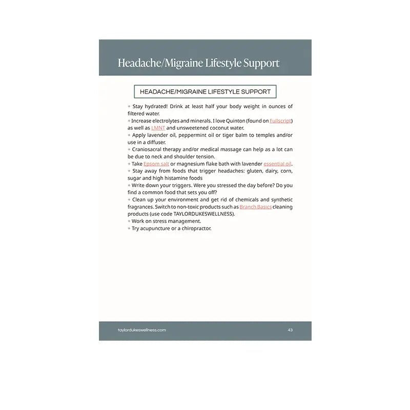 The Ultimate Illness Guide - Taylor Dukes Wellness