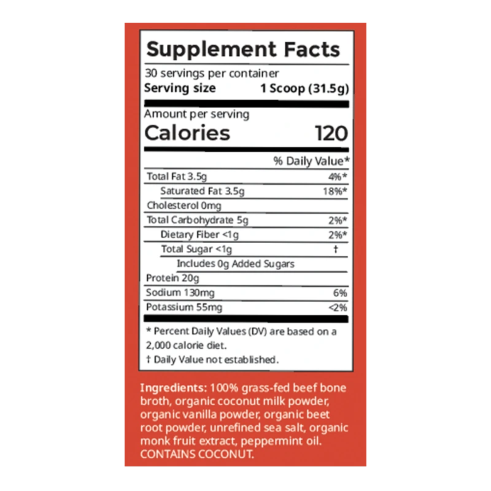 Candy Cane Bone Broth Protein