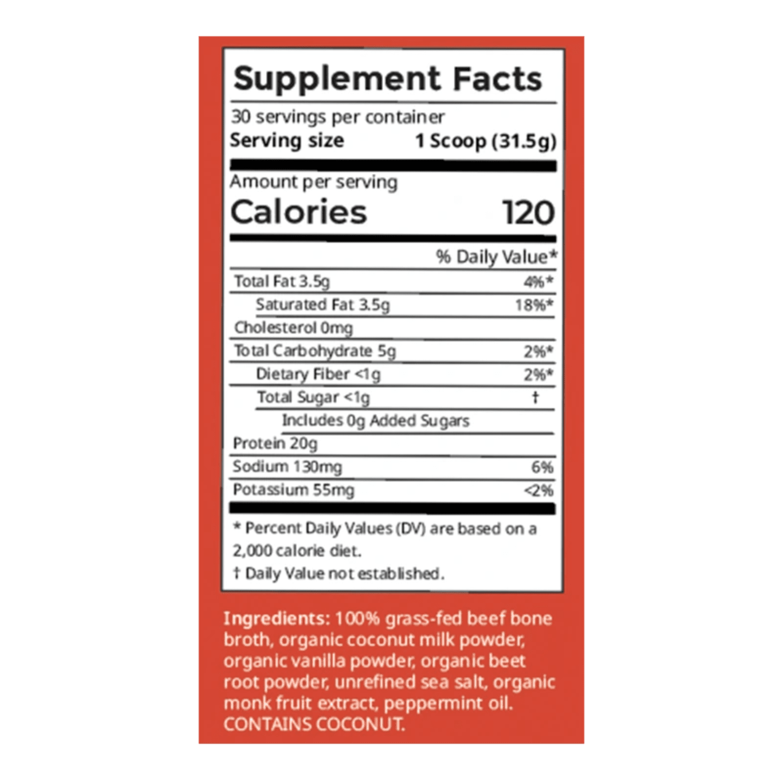 Candy Cane Bone Broth Protein - Taylor Dukes Wellness