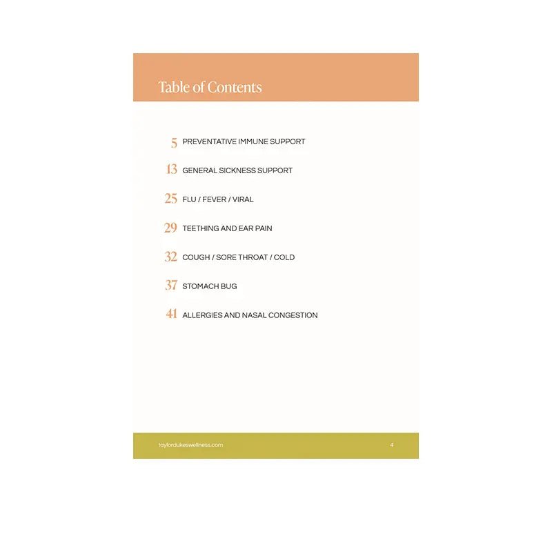 The Ultimate Illness Guide for Kids - Taylor Dukes Wellness