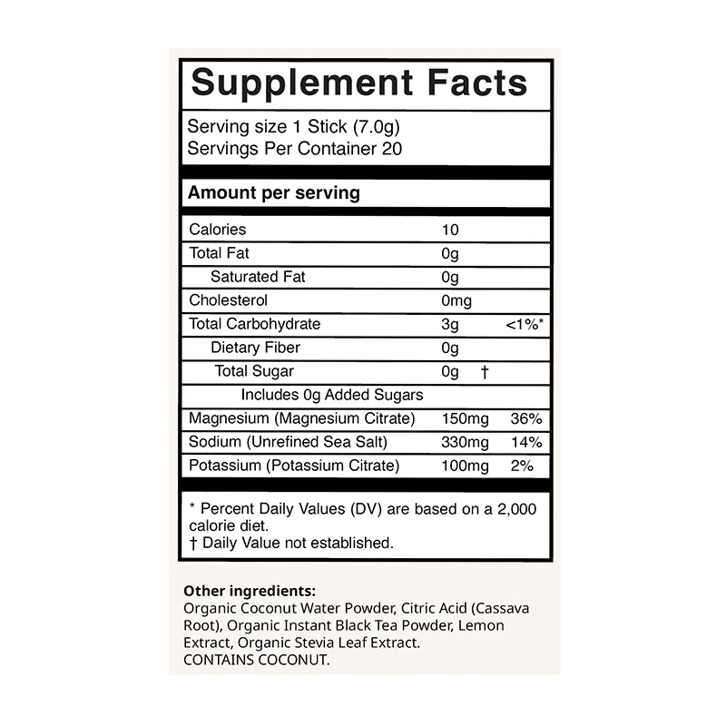 Lemon Tea Electrolyte Drink Mix - Taylor Dukes Wellness