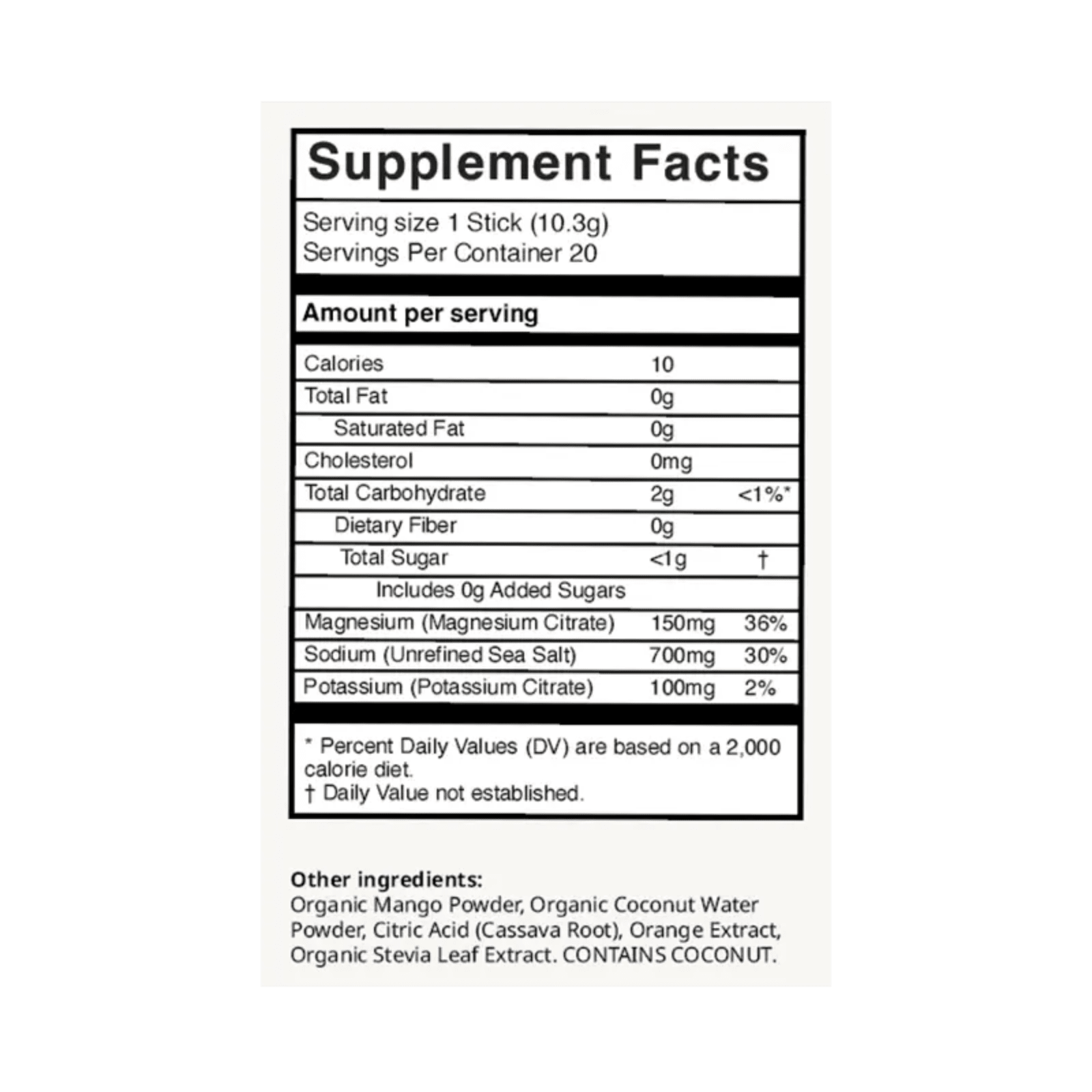 Mango Orange Electrolyte Drink Mix - Taylor Dukes Wellness