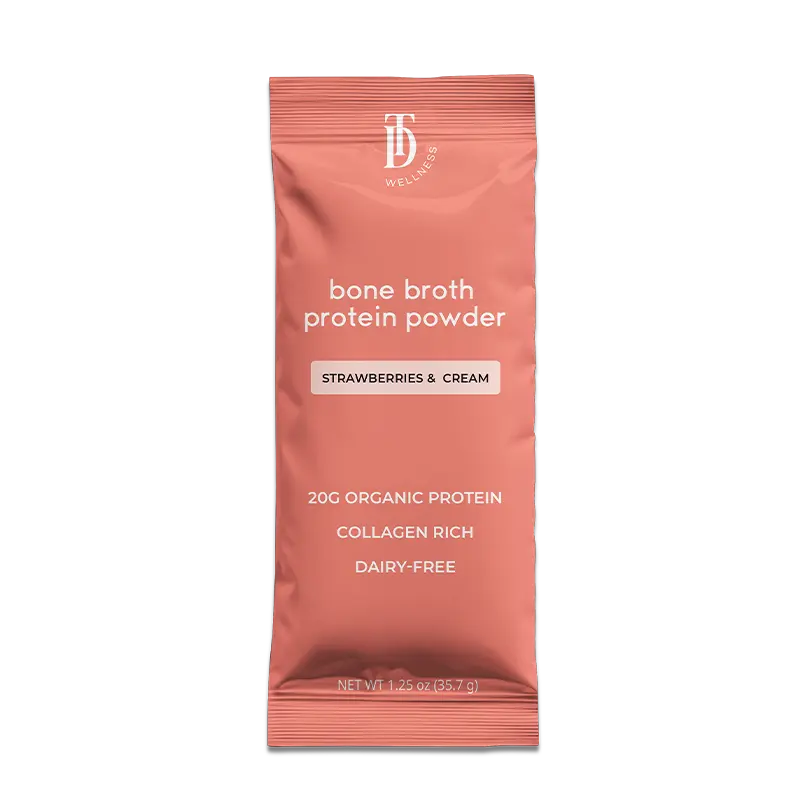 Strawberries & Cream Bone Broth Protein Stick