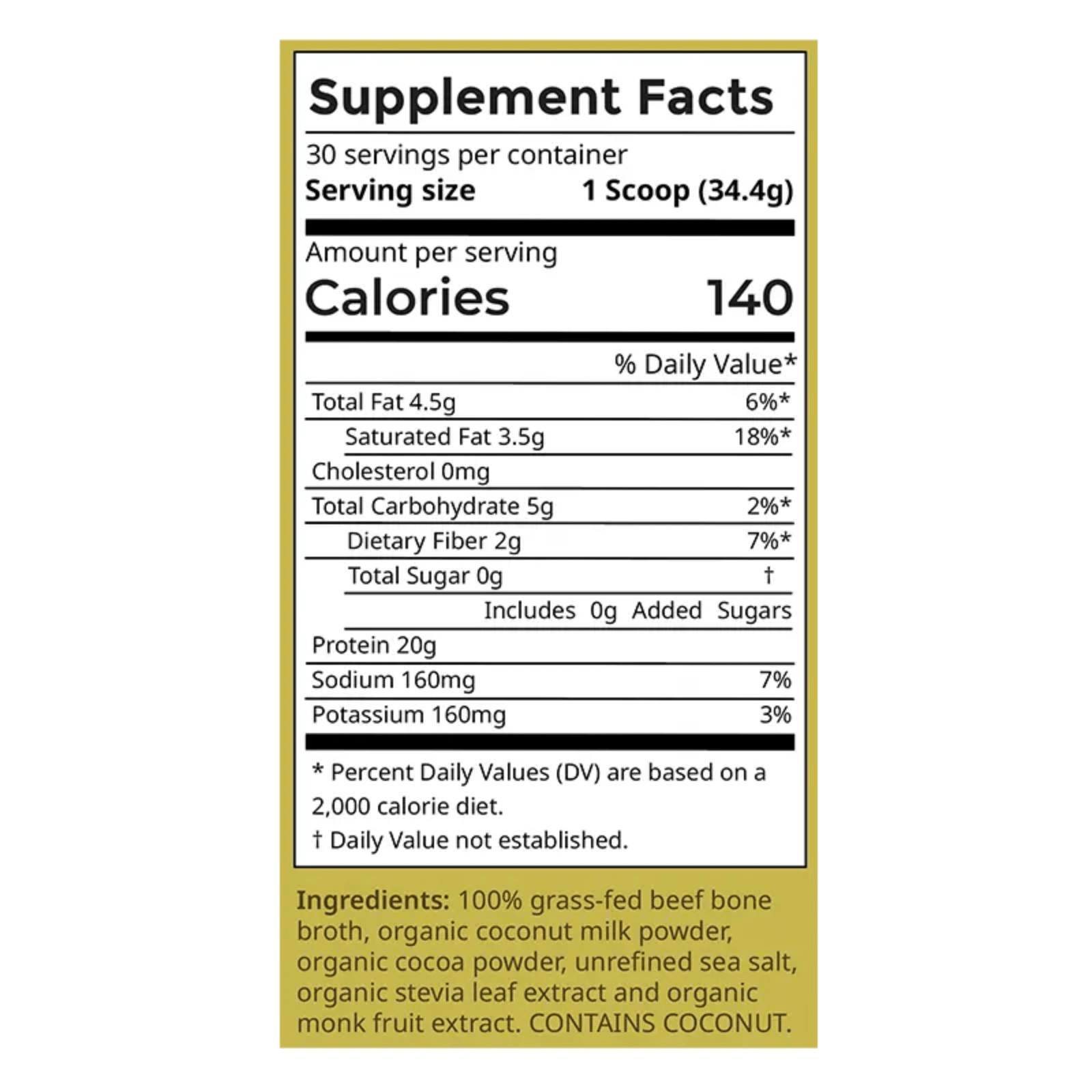 Chocolate Bone Broth Protein Stick - Taylor Dukes Wellness