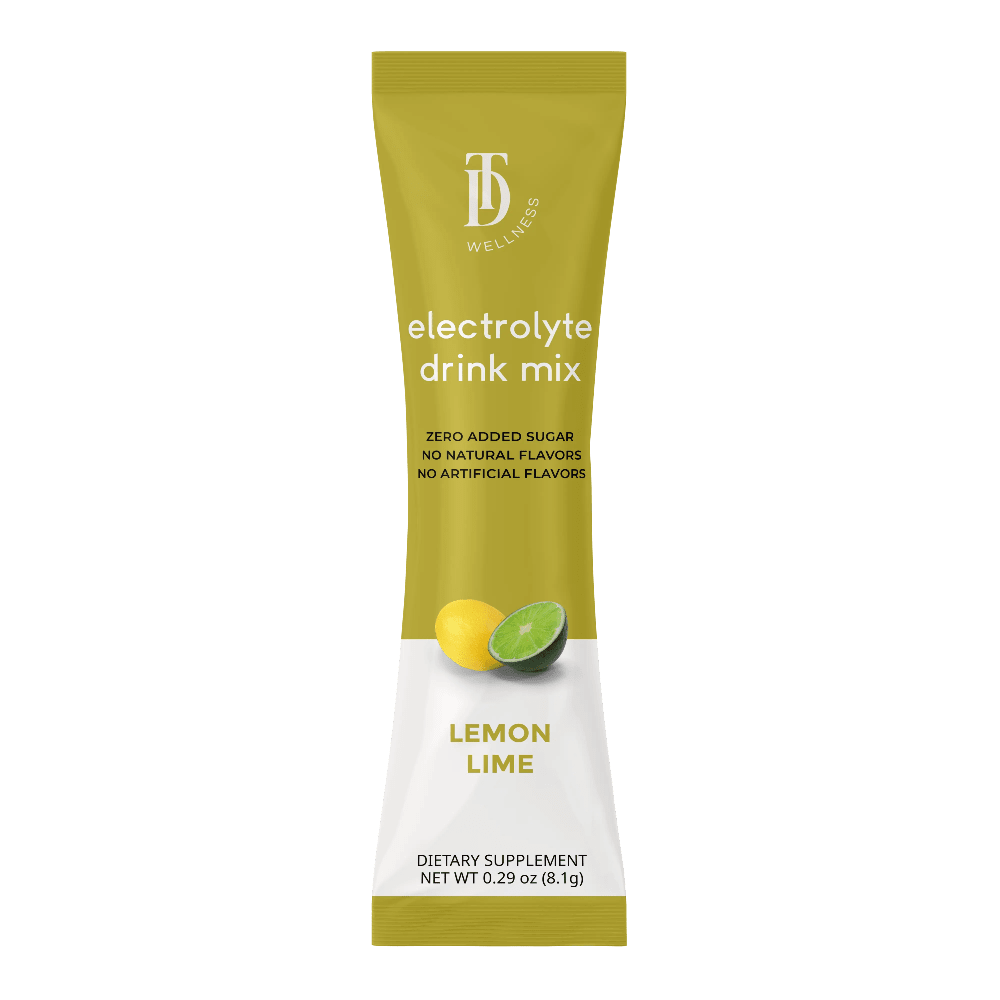Lemon Lime Electrolyte Drink Mix Stick - Taylor Dukes Wellness