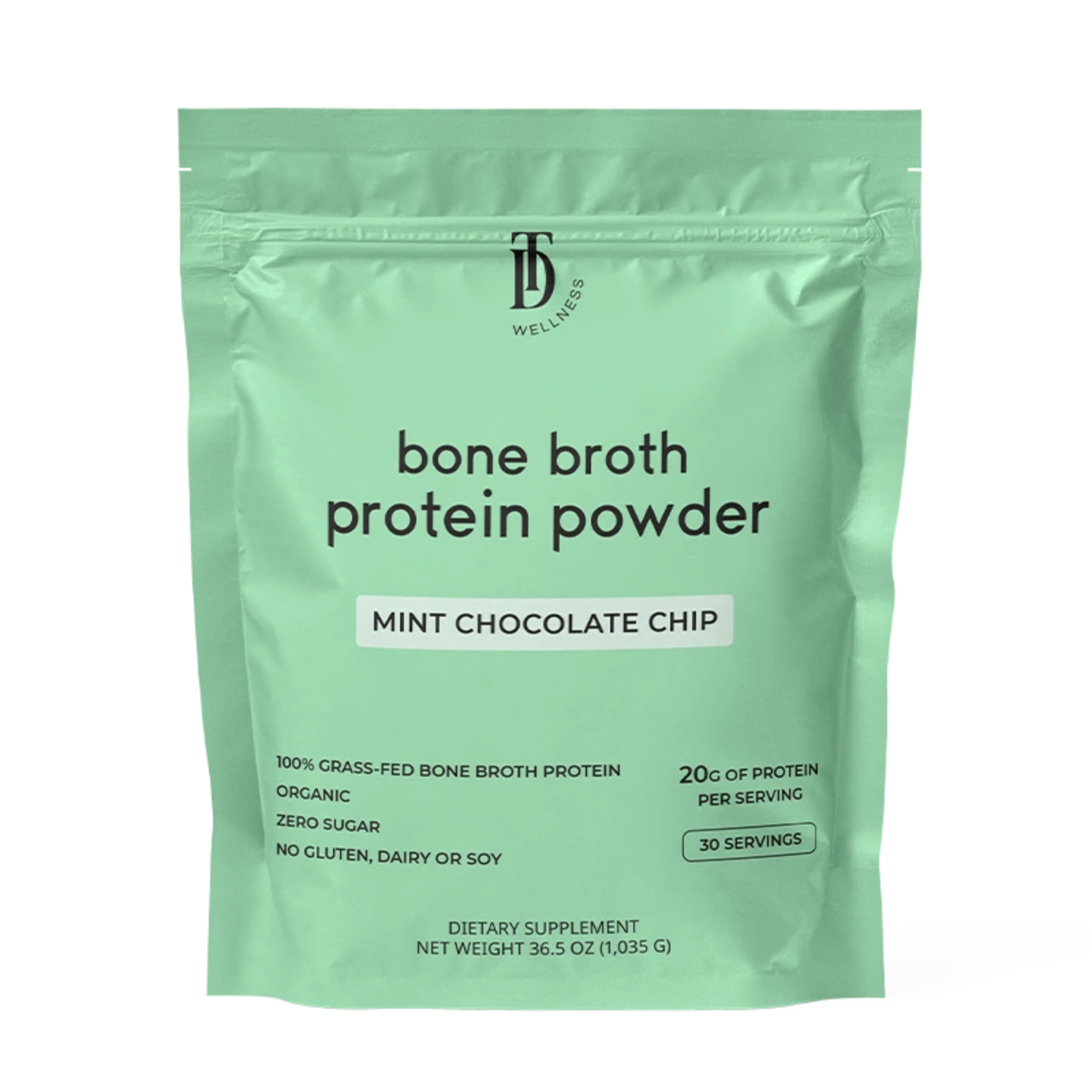 Mint Chocolate Chip Bone Broth Protein