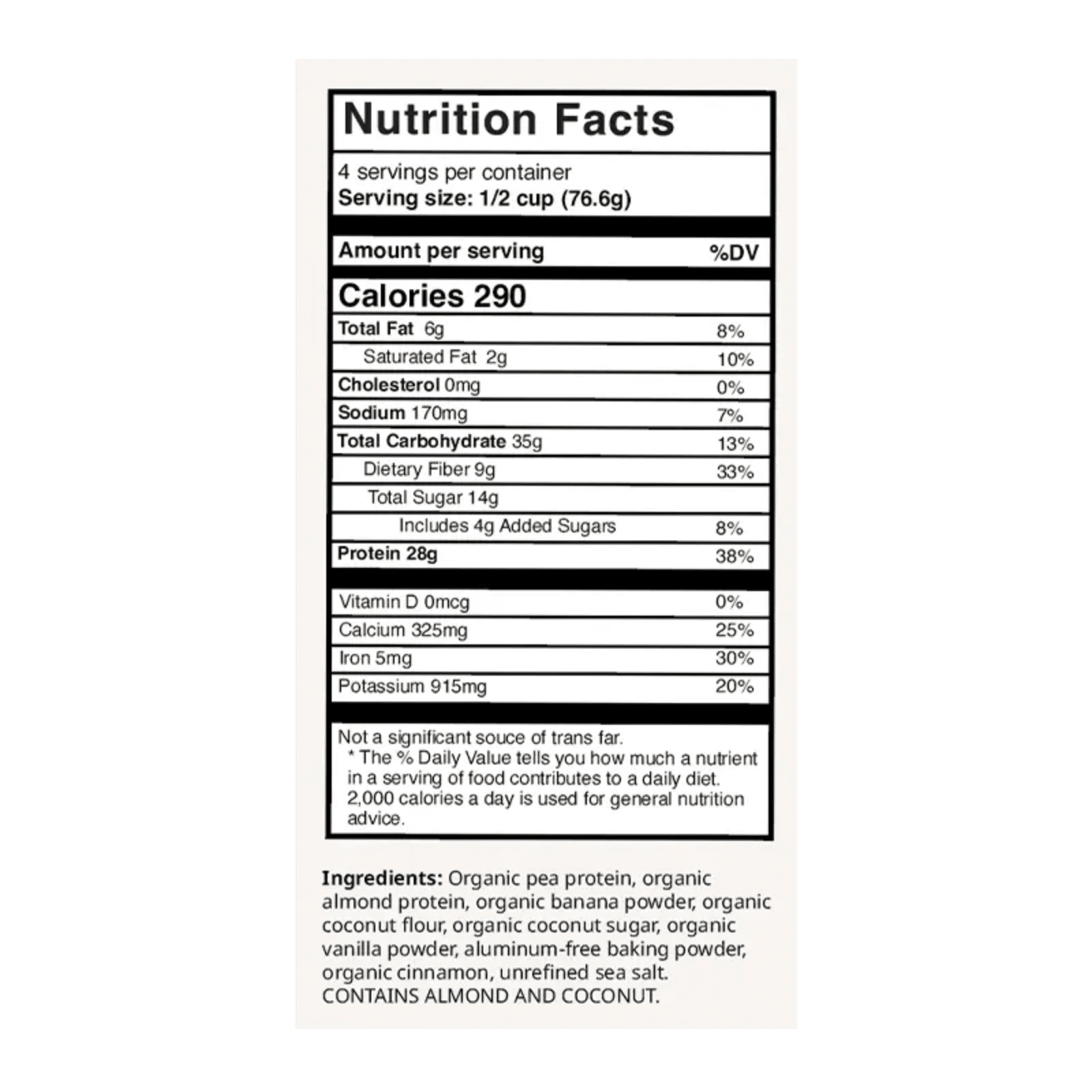 Organic Protein Pancake Mix - Taylor Dukes Wellness