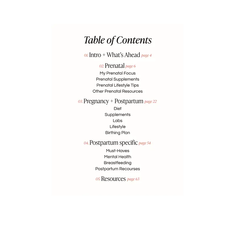 The Ultimate Prenatal, Pregnancy & Postpartum Guide