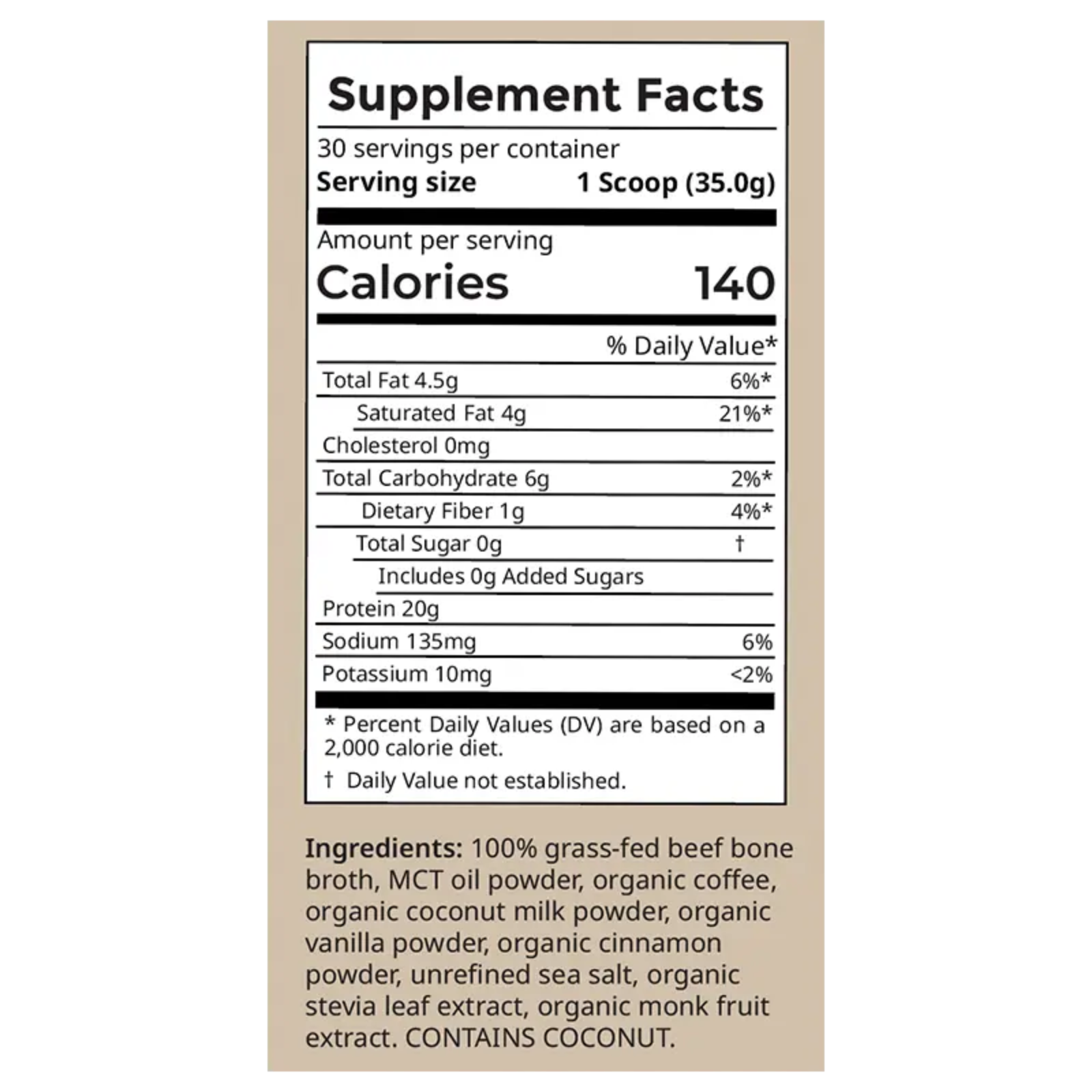 Protein Coffee Latte