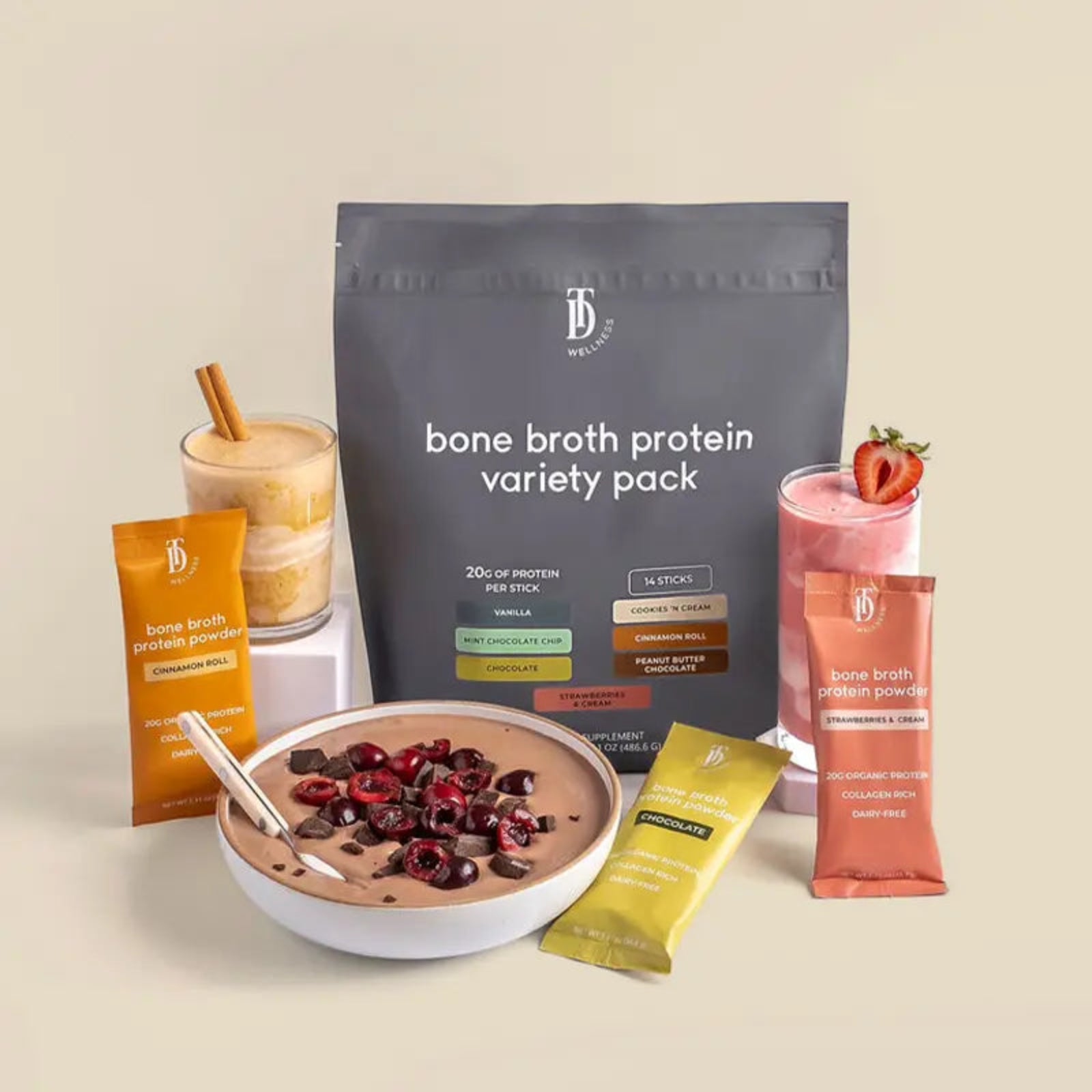 Bone Broth Protein Variety Pack