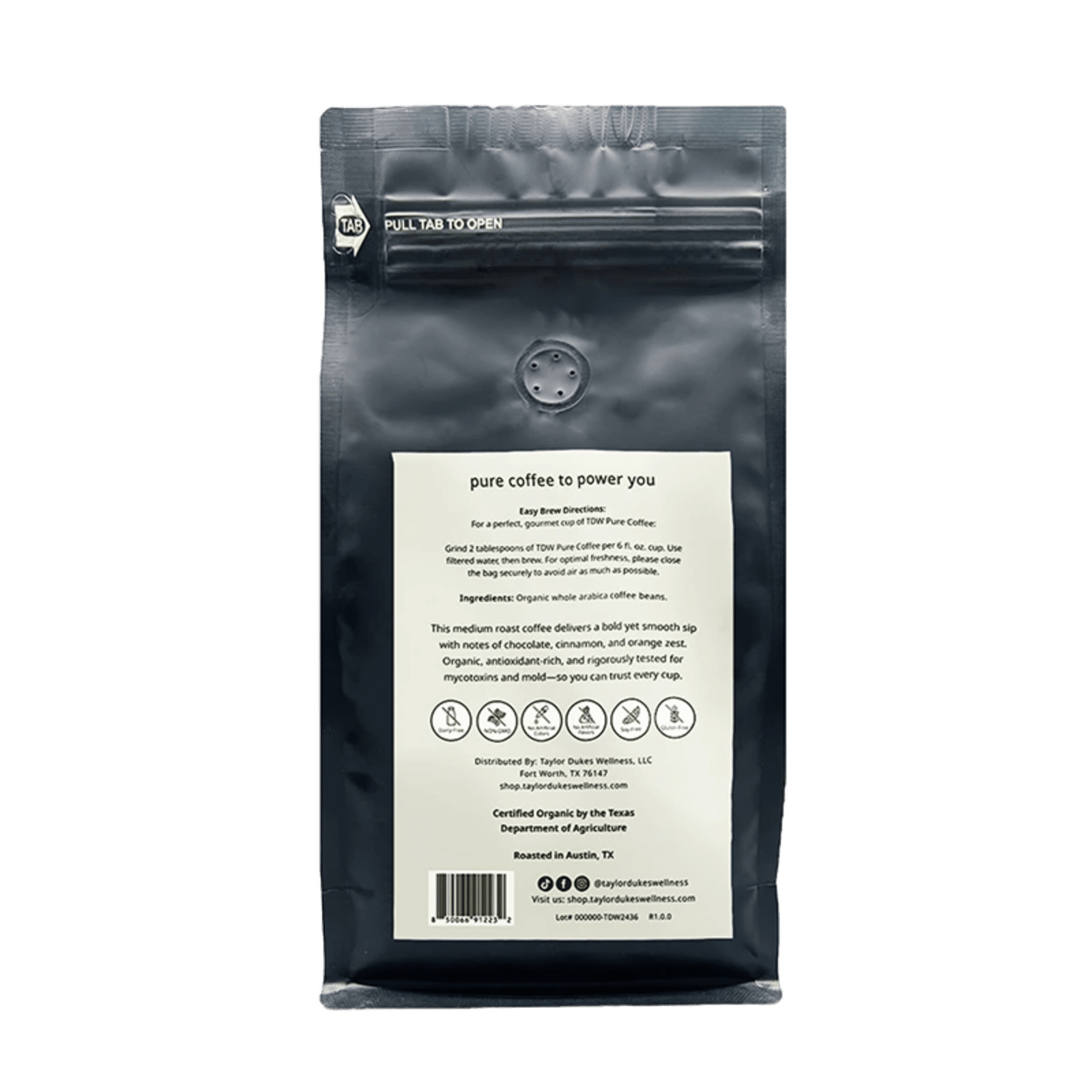 Pure Coffee - Taylor Dukes Wellness