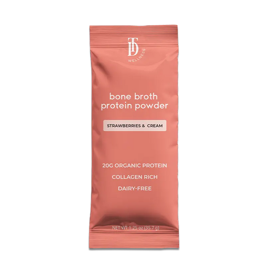 Strawberries & Cream Bone Broth Protein Stick