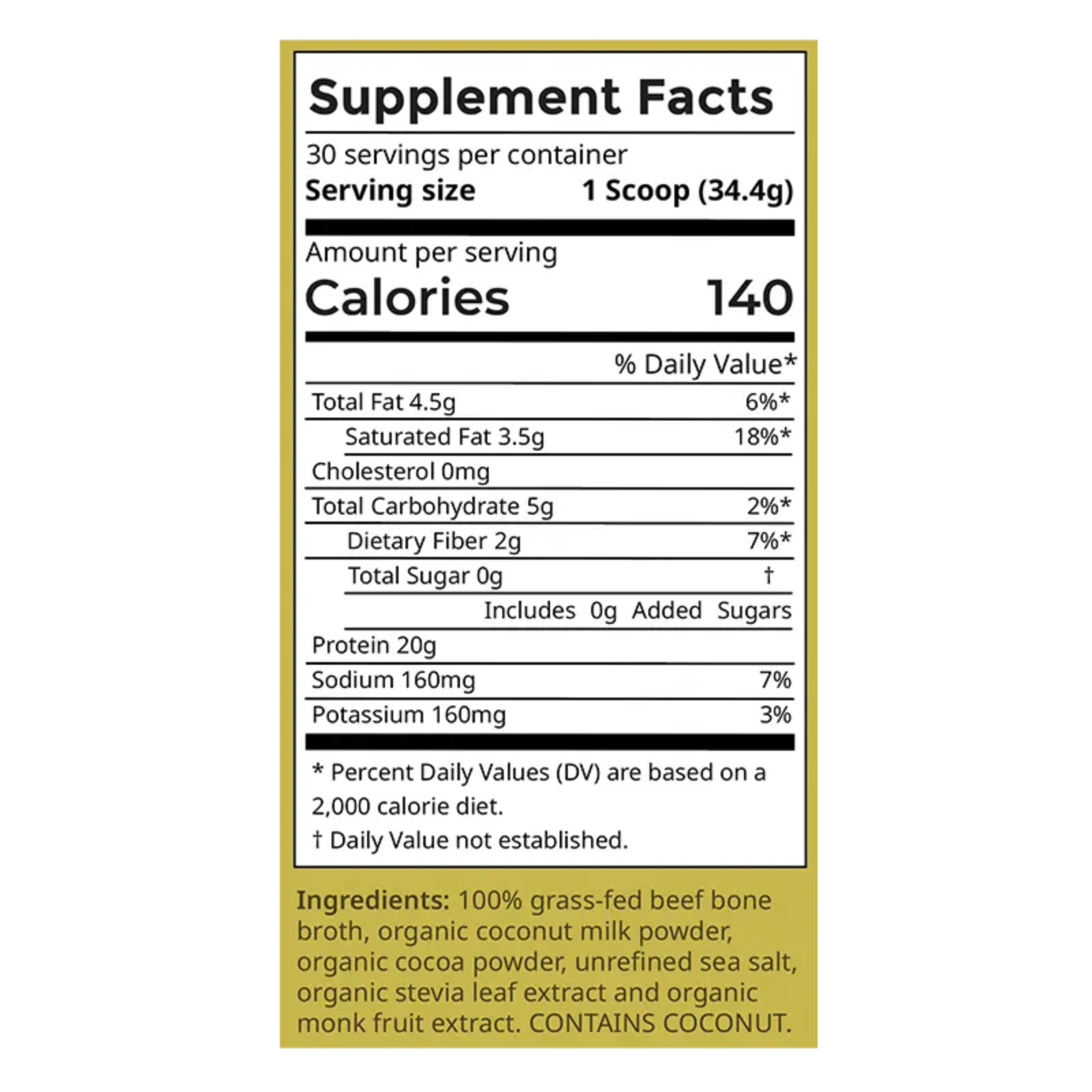 Chocolate Bone Broth Protein