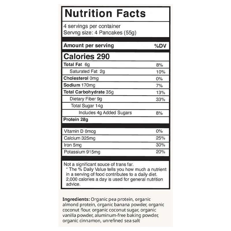 Organic Protein Pancake Mix